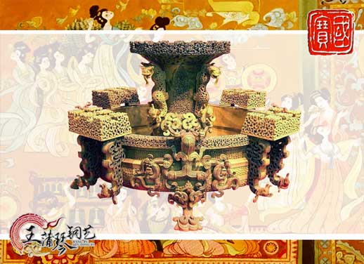 銅尊盤，曾侯乙尊盤，國寶級文物之一