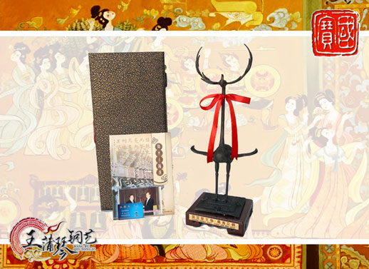 鹿鶴、鹿角立鶴、國寶級文物、隨州市標(biāo)、八藝節(jié)標(biāo)志、隨州特色禮品